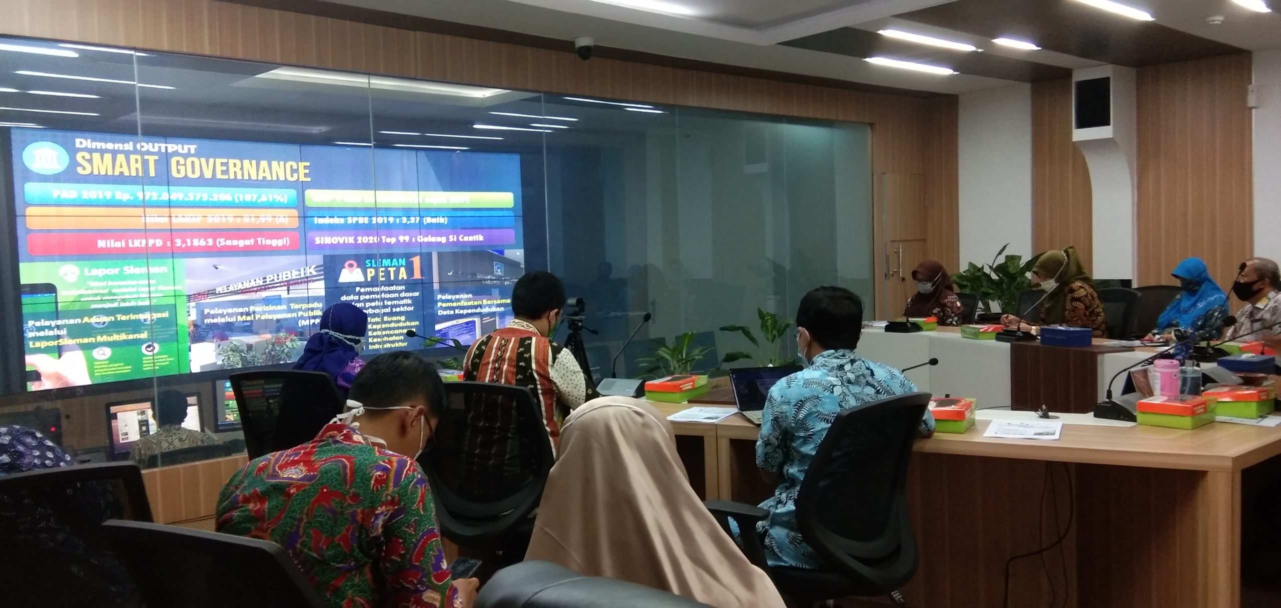 Pemkab Sleman ikuti Evaluasi Tahap Pertama Gerakan Menuju 100 Smart City secara daring
