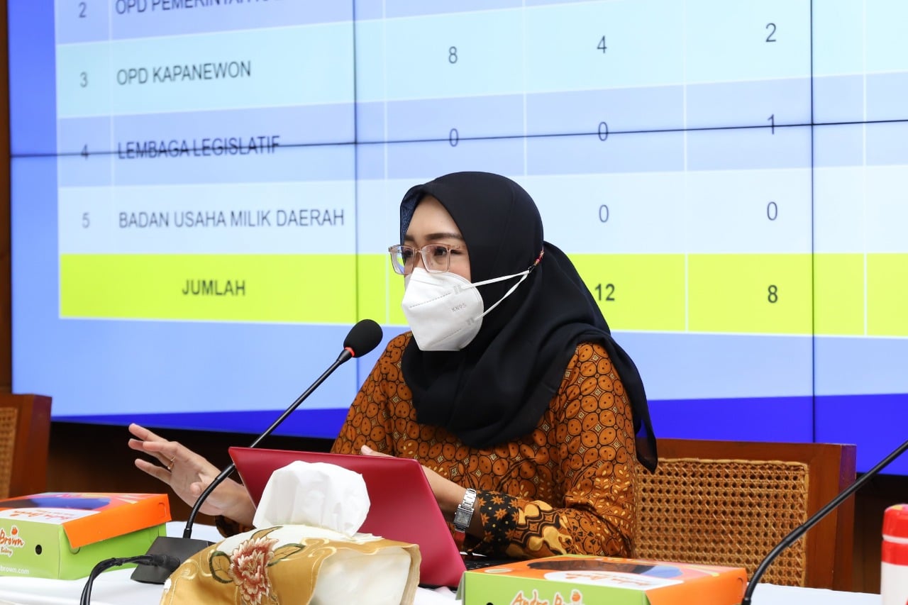 Tingkatkan Pelayanan Informasi, Diskominfo Sleman Evaluasi Hasil Monev Keterbukaan Informasi Publik
