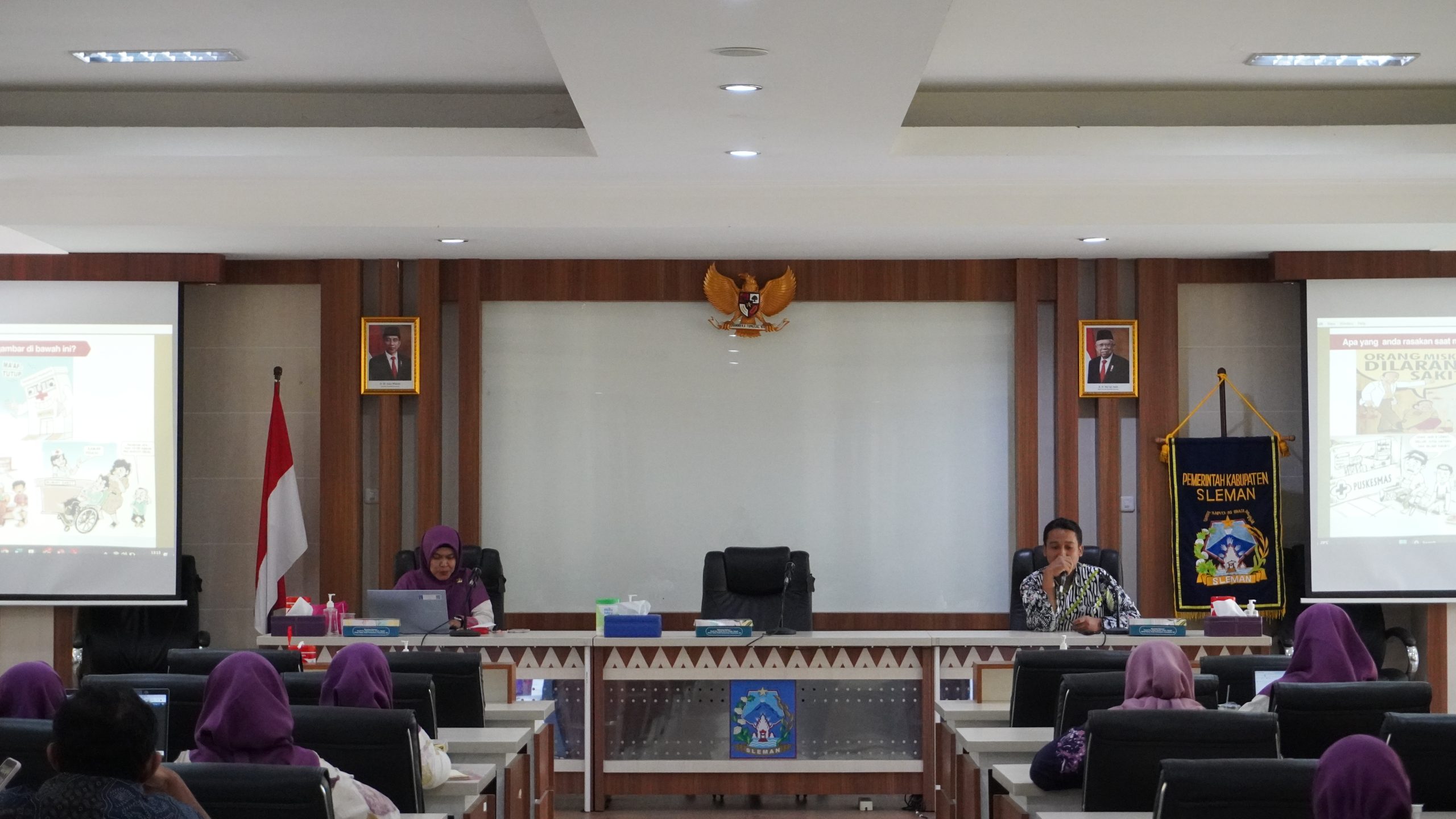OPTIMALISASI PELAYANAN ADUAN, KOMINFO JADI NARASUMBER KEGIATAN PUSKESMAS SLEMAN