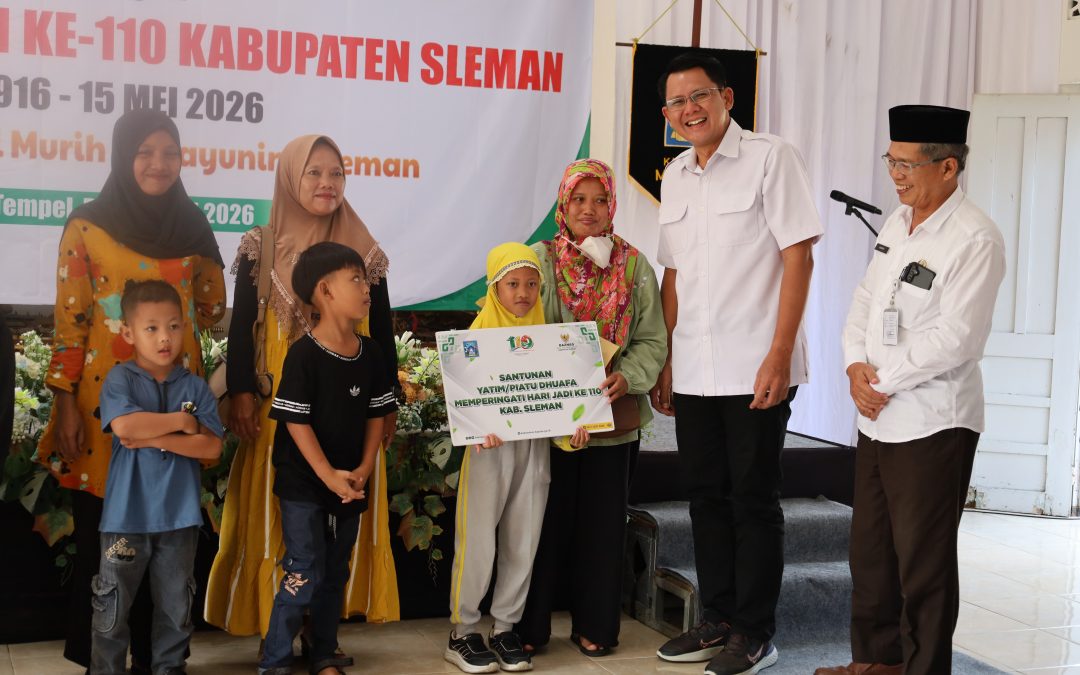 Momentum Hari Jadi ke-110, Sleman Perkuat Kepedulian Sosial Lewat Bakti Sosial